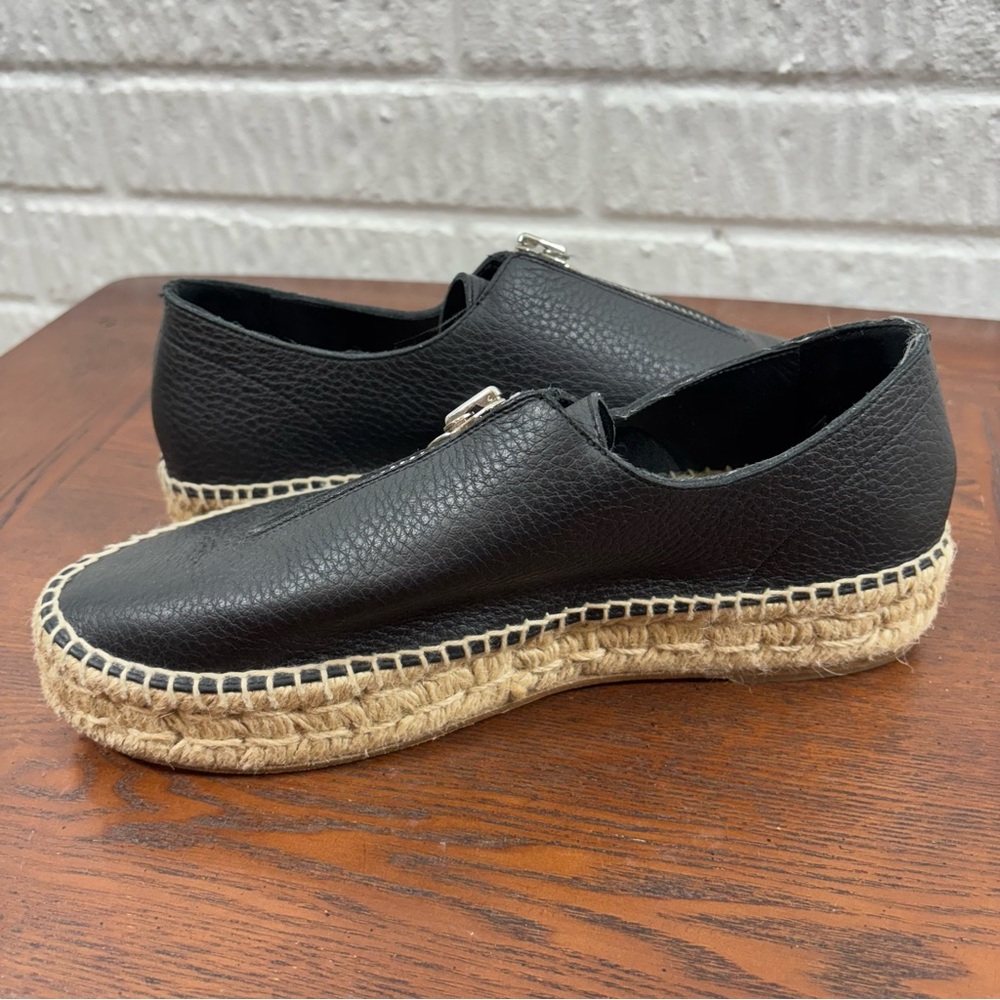 Alexander Wang Black Devon Zip Up Espadrille Shoe… - image 4